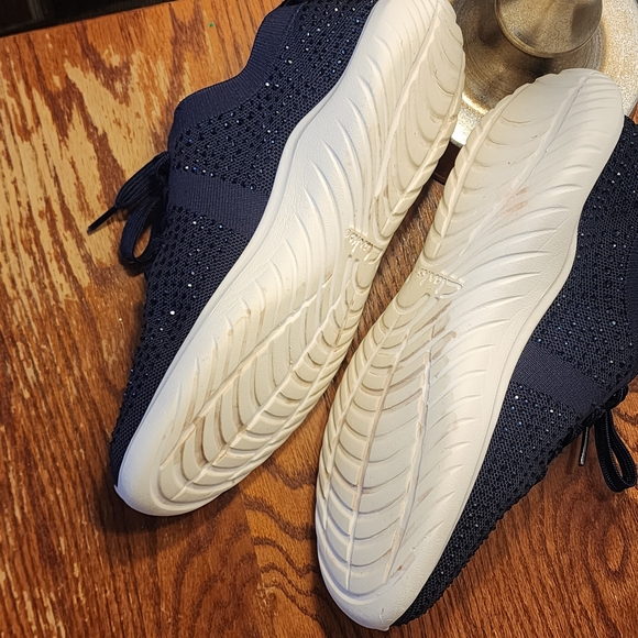 Clarks Cloudsteppers Nova Spark Embellished Bling Walking Sneakers 8.5W - Picture 4 of 10